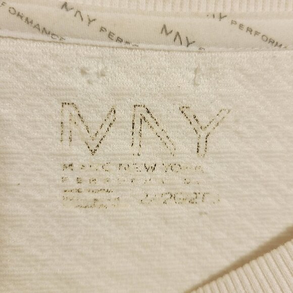 Marc NY Performance | Women's C'est La Vie Novelty Cream Sweatshirt (Size 2X) - Picture 4 of 13